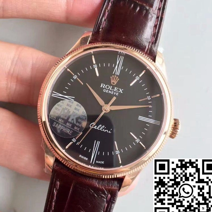 MKS Cellini Dial Factory Black V4 50505 Rolex 0215